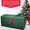 Christmas Tree Storage Bag | Fits Up to 9 Ft. Tall Disassembled Tree | 65” X 15” X 30” Holiday Tree Storage Case | Xmas Storage Container with Handles and Sleek Zipper (Green)